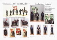 Figurines-Suisse Gendarmerie Vaudoise et autres , Jean Pierre Feigly Artisan-d'art Figurines-historiques