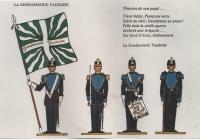 Groupe de Gendarme Vaudois Suisse , Jean Pierre Feigly Artisan-d'art Figurines-historiques