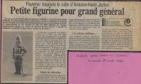 petite figurine pour un grand général , Jean Pierre Feigly Artisan-d'art Figurines-historiques